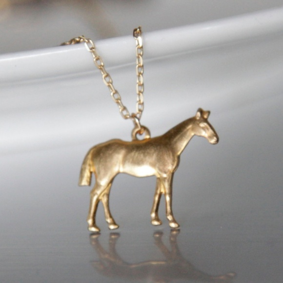 Handmade Jewelry - Horse Necklace/Bracelet/Anklet, Brass, Handmade 🌸
